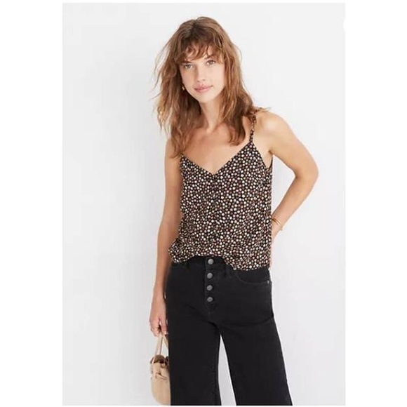 Madewell Tops - Madewell Floral Button Down Tank Top